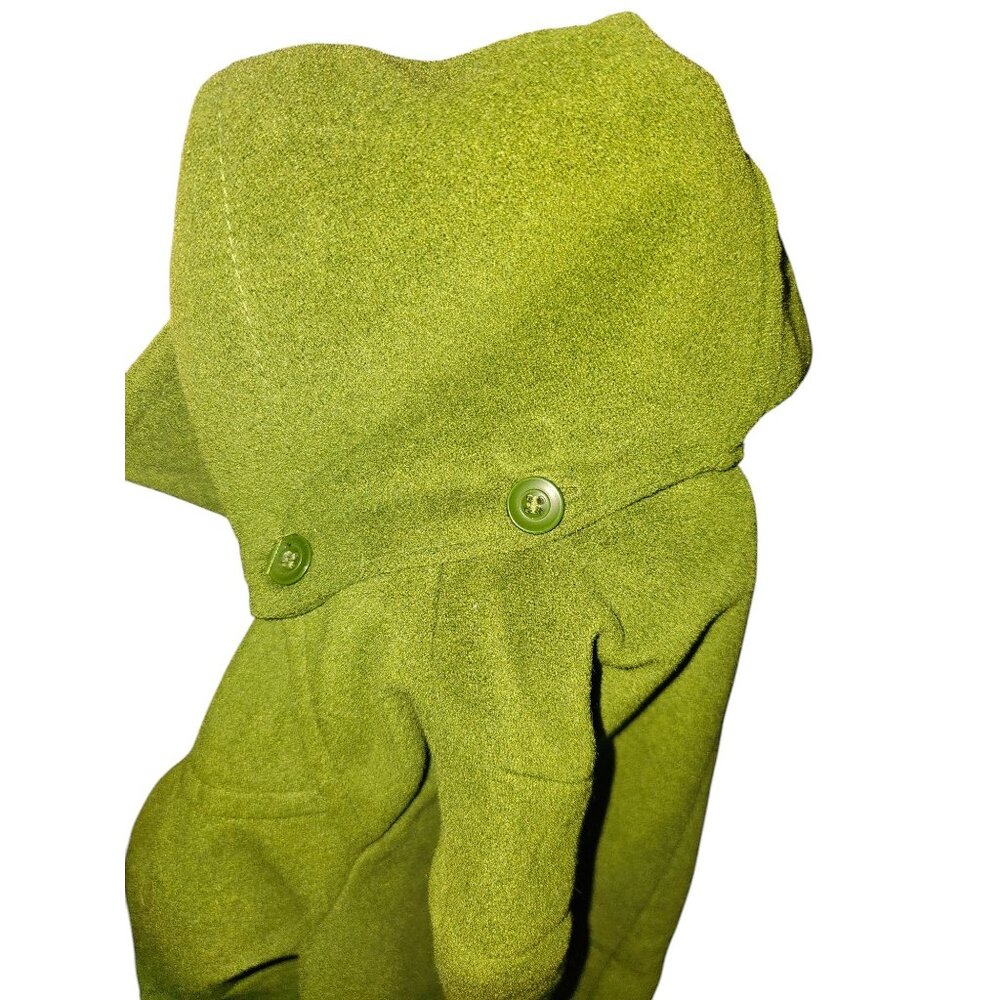 Anthropologie Tulle Green Hooded Coat Womens M - Picture 12 of 14